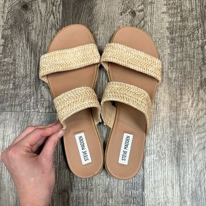 Steve Madden Raffia Strappy Sandals (Size 9.5)